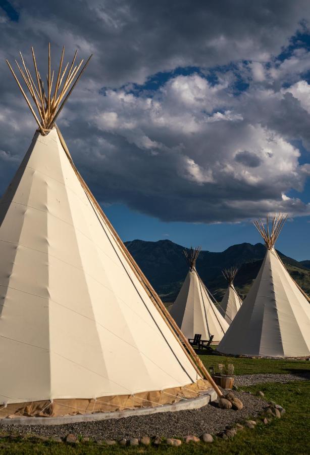 Dreamcatcher Tipi Hotel Gardiner Exteriör bild